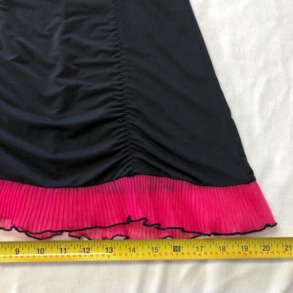 BLACK & Pink Baby Doll Chemise Size Medium - Picture 9 of 9